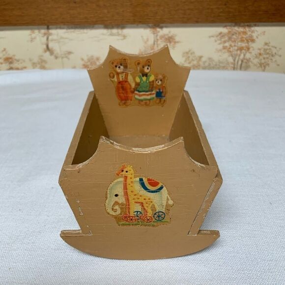 𝅺vintage Doll Cradle - Picture 1 of 10